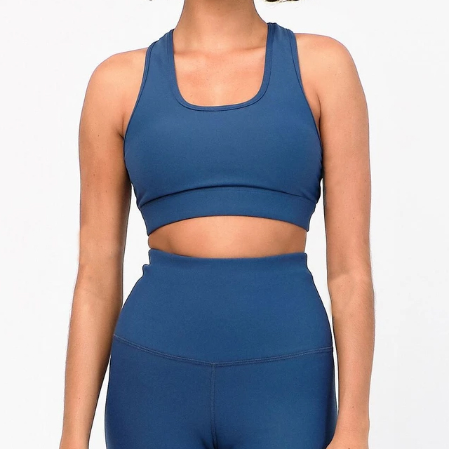 OEM Factory Custom Woman Sport Bra Breathable Push up Tops Removable Padded Sports Bras Athletic Sports Bra
