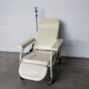 Silla de Infusión Kang Zhi Xing KX-D41 Blanca, Silla Individual de Acero Inoxidable para Sala de Espera de Hospital o Clínica - Product Image 2