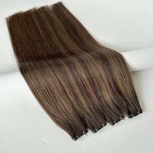 2025 <strong>New</strong> Arrival Remy Hair Seamless Double Drawn Genius Weft Easy to Wear Silky <strong>Straight</strong> Wave in Bulk - Product Image 3