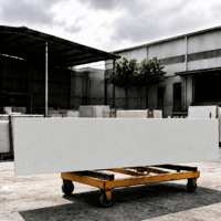 Industrielle hinterleuchtete, lichtdurchlässige, hellgraue Acryl-Solid-Surface-Platte mit feiner Struktur für Bartheken, Waschtische und Wandpaneele – Großhandel
