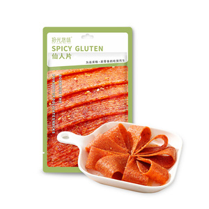 Bande épicée Blé Viande de soja végétarienne Produits de haricot Nourriture décontractée Goût de soja au boeuf Collations aux grains - Product Image 5