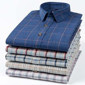 New Style Herren Baumwolle farbig Spinning Langarm <span class=keywords><strong>Shirt</strong></span> Daily Plaid <span class=keywords><strong>Shirt</strong></span> Mittelalter und Young Business <span class=keywords><strong>Shirt</strong></span> - Product Image 2