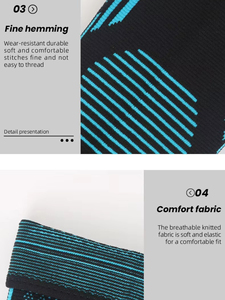 Nouveaux protège-coudes de sport avec extensibilité quadridirectionnelle, protection des coudes en nylon respirant tricoté à compression pour le basketball et le <span class=keywords><strong>badminton</strong></span> - Product Image 6