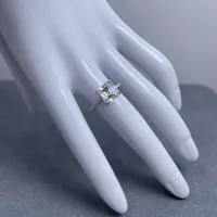 Bague en argent sterling 925 de la marque MuShan, avec moissanite VVS, bague charmante pour femmes, plaquée or véritable 18 carats, brevet MST, bagues fines GRA