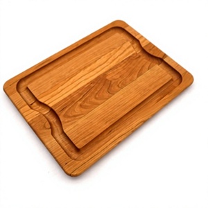 Tabla de cortar Rectangular de madera maciza marrón de gran oferta para cortar pan y tabla de cortar frutas - Product Image 1