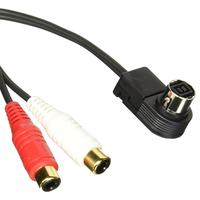 Pour Alpine ai-net RCA câble Aux, ai-net vers 2RCA femelle câble adaptateur d'entrée pour Alpine KCA-121B DVD JVC câble d'entrée sonore