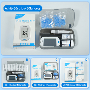 Suministro Directo de Fábrica, Analizador de Glucosa en Sangre Digital Electrónico <span class=keywords><strong>Invasivo</strong></span> Portátil Yasee, Glucómetro con Tiras Reactivas - Product Image 2