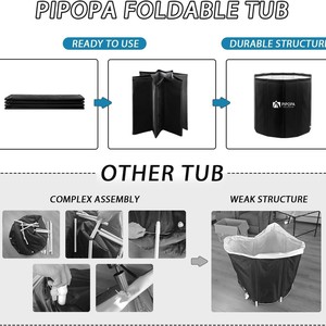 Baignoire froide pliable Pipopa Cold Plunge Tub 20S pour adultes et bébés, en PVC - Product Image 3