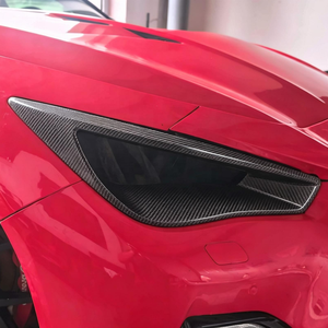 Conduit d'aération de suppression de phare avant en Fiber de carbone sèche pré-imprégné pour INFINITI Q50 2014-2017 - Product Image 2
