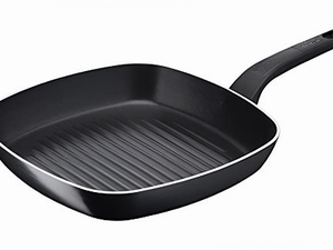 Poêle carrée électrique en aluminium <span class=keywords><strong>Tefal</strong></span> B55540 26x26cm |   Revêtement antiadhésif |   Signal thermique |   Cuisine saine |   Noir - Product Image 1