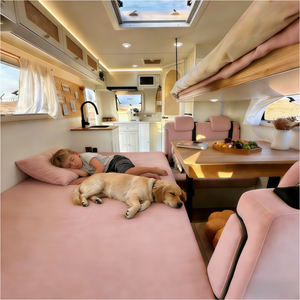 RV Yemek Alanından Yatağa Dönüşüm Nefes Alabilen Hafızalı Köpük Yatak Özel Minder Seti 4 Parça Hastane ve Yatak Odası Kullanımı İçin - Product Image 4