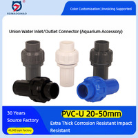 Kit d'accessoires de drainage en PVC pour aquarium : Raccord flexible haute pression d'entrée/sortie, Groupe de filtration de fond à drainage droit