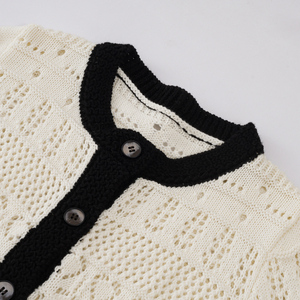 <span class=keywords><strong>Cardigan</strong></span> lavorato a maglia da donna <span class=keywords><strong>Cardigan</strong></span> maglione a righe con bottoni da donna in maglia a manica lunga <span class=keywords><strong>Cardigan</strong></span> da donna - Product Image 3
