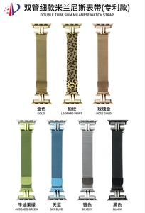 Correas de reloj de pulsera de acero inoxidable con bucle de malla <span class=keywords><strong>Milanesa</strong></span> De liberación rápida para <span class=keywords><strong>Apple</strong></span> <span class=keywords><strong>Watch</strong></span> - Product Image 4