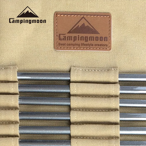 Bolsa para Estacas de Tienda de Campaña Campingmoon, Lona de Doble Capa, 20 Piezas, Tipo Tubo, Accesorio de Almacenamiento para Camping - Product Image 1