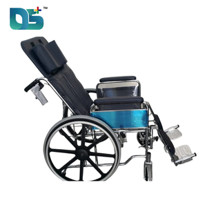 Gran oferta, respaldo alto, reposacabezas cómodo, marco de aleación de aluminio, superficie de asiento de cuero, reposabrazos suave, silla de ruedas Manual - Product Image 5