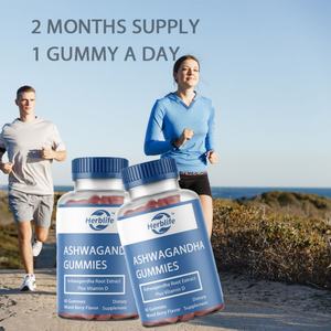Gomitas de Ashwagandha con Vitamina D para Adultos, Suplemento Herbal, Venta Caliente OEM/ODM - Product Image 4