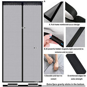 Conveniente <span class=keywords><strong>Puerta</strong></span> de pantalla magnética Cortina de malla <span class=keywords><strong>para</strong></span> mascotas Redes antimosquitos - Product Image 6