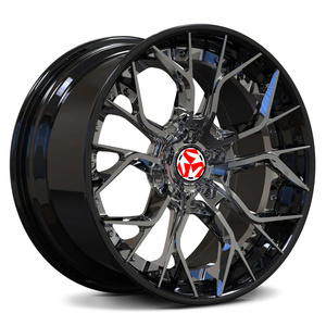 Jantes multi-rayons en carbone forgé sur mesure avec lèvre profonde pour la série Factory Custom Gold - Product Image 6