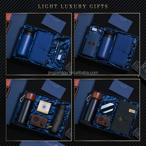 Yükseltme saten iç tepsi High-end özel logo adam şarj baba gün hediye setleri adam hediye kutu seti hediye değeri seti - Product Image 4