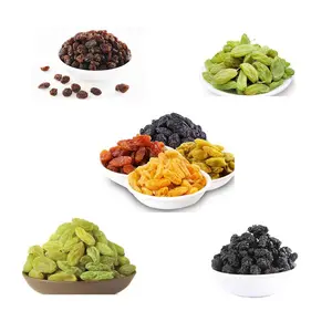 500-1000kg/h Raisin dried grape washing oil spraying drying machine raisin color sorter green raisins process machine line