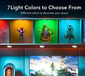 Éclairage LED à 7 couleurs tendance, sans fil, à intensité variable, pour sous-meuble/comptoir de cuisine, garantie 1 an - Product Image 4