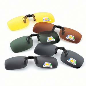 Lunettes de soleil polarisées anti-UVA UVB pour conducteur, vision nocturne, à clipser, vente en gros - Product Image 1