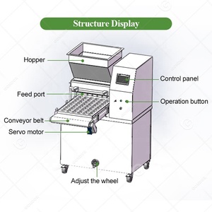 Tự Động Pháp Macaron Hình Thức Mini Tiramisu Trung Tâm Làm Đầy Máy Cup Bánh Làm Dây Chuyền Sản Xuất - Product Image 4