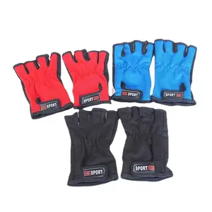 Wholesale three fingers five fingers Anti Slip Fingerless Fishing Sport Gloves