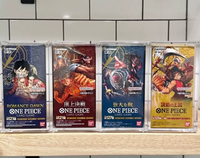 Boîte de présentation multifonction transparente anti-rouille pour cartes à collectionner japonaises One Piece, avec couvercle magnétique, en acrylique, pour boosters OP01-OP13