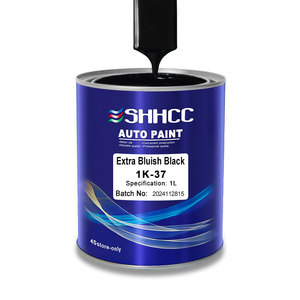 Оптовая продажа от производителя SHHCC 1K полиуретан Экстра голубовато-черная автомобильная краска высокой концентрации автомобильное покрытие и краска - Product Image 2