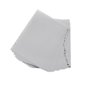 Nhựa PP tập tin Tab Divider A4 trang trí thẻ chỉ số thư mục 1 cái/PP túi văn phòng trường văn phòng phẩm chấp nhận biểu tượng tùy chỉnh - Product Image 3