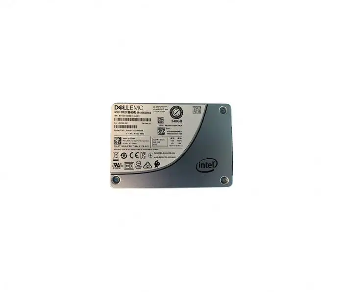 T1WH8 / Intel SSDSC2KG240G8R 240GB 2.5 6Gbps TLC D3 S4610 Series Read Intensive SED SATA SSD