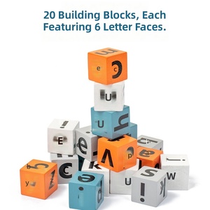 Bloques <span class=keywords><strong>de</strong></span> Madera del Alfabeto Inglés, Cubo <span class=keywords><strong>de</strong></span> Ortografía <span class=keywords><strong>de</strong></span> Palabras en Inglés, Juguete Educativo Temprano Divertido, <span class=keywords><strong>Juego</strong></span> <span class=keywords><strong>de</strong></span> Cartas <span class=keywords><strong>de</strong></span> Batalla <span class=keywords><strong>de</strong></span> Palabras en Inglés - Product Image 5