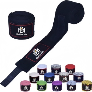 Fasce per Mani da Boxe Messicana Contender Fight Sports 5m Eco-Friendly con Passanti per il Pollice e Chiusure Sicure a Strappo per Maggiore Sicurezza - Product Image 2