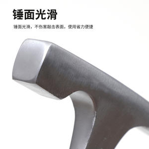 Marteau de géologue neutre en acier à haute teneur en carbone, à face rectangulaire, outil d'exploration extérieure à double tête - Product Image 2