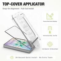 Protector de Pantalla HD Irrompible de Instalación Automática para iPhone Ultra, Vidrio Templado de Silicio y Aluminio de Alta Calidad, Personalizado para iPhone 18