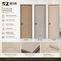 Panneau de porte décoratif en MDF mélaminé pour la production de portes intérieures en bois