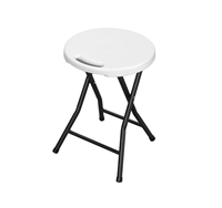 Chaise pliante HDEP pour repas en plein air, design moderne, blanche, en plastique et métal, pas chère, pour fêtes et événements en extérieur