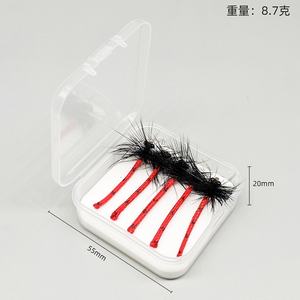 2024 nouveau Style <span class=keywords><strong>hiver</strong></span> <span class=keywords><strong>leurre</strong></span> de pêche humide avec crochet barbelé mouches mouche truite <span class=keywords><strong>pour</strong></span> la pêche truite bar mouches de pêche - Product Image 4