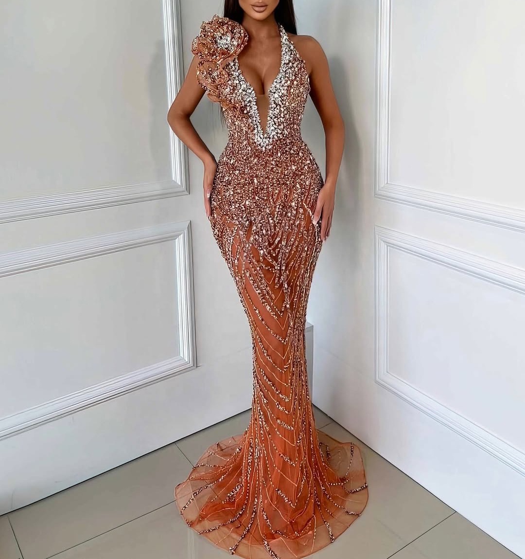 white christmas dresses Ladivine 9312 Prom Dress - Black main image 0