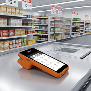 Sistema POS Portátil con Pantalla Táctil Capacitiva Inalámbrica Basado en Android de 5.5 Pulgadas, Terminal POS de Mano con 2/3/4GB+16/32GB Wi-Fi 6 - Product Image 1