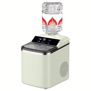 Machine à glaçons d'extérieur pour la maison, dortoir, étudiants, mini-congélateur, glaçons, faible consommation 120W, commande tactile, 1,5L, entièrement automatique - Product Image 1