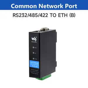 RJ45 이더넷 모듈에 TCP/IP to 직렬 RS232/485/422 to ETH (B) POE 기능이 있는 레일 마운트 직렬 서버 Modbus