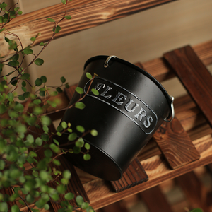 Decorazione verticale del balcone della parete del vaso del giardino che appende il gancio del supporto della pianta del fiore del <span class=keywords><strong>ferro</strong></span> <span class=keywords><strong>battuto</strong></span> del metallo - Product Image 5