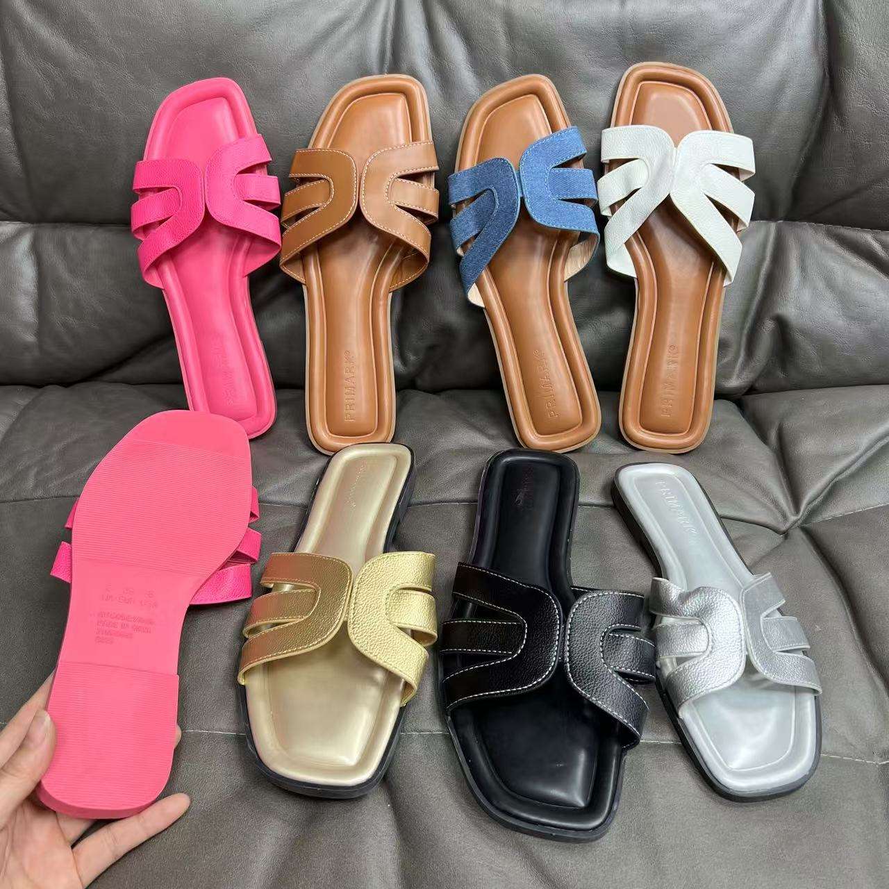 Women's Retro Open Toe Summer for Slippers New Fashion Trend Lightweight  Waterproof EVA/Rubber/PVC Leather Plastic Platform