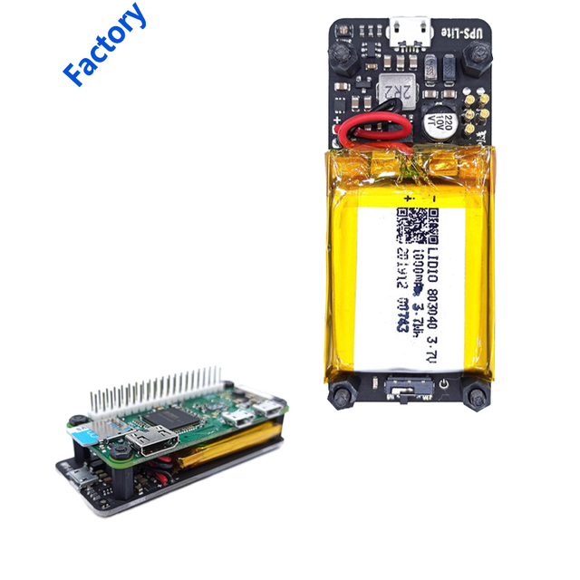 Raspberry Pi Zero UPS Power Supply Battery Level Detection i2c MAX17040 Battery Indicator