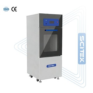 Lavadora automática de vajillas de vidrio SCITEK 158/185/223/317/317/680L, programa estándar 30/10, pantalla táctil LCD, acero inoxidable para laboratorio - Product Image 4