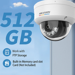 Hikvision-Cámara de red domo fija POE IP67, micrófono incorporado, luz híbrida inteligente a todo color, versión en inglés, 4 MP, IP67 - Product Image 6