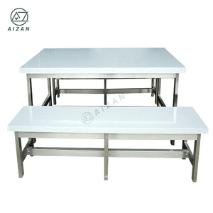 Bàn Ăn Tròn Bằng Acrylic Đá Cẩm Thạch Trắng - Product Image 3
